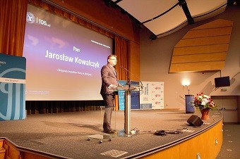 Otwarcie konferencji przez Pana Jarosława Kowalczyka - Okręgowego Inspektora Pracy w Olsztynie